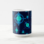 Connected Minds Pattern コーヒーマグカップ (中央)