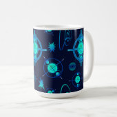 Connected Minds Pattern コーヒーマグカップ (正面右)
