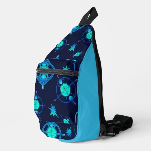 Connected Minds Pattern スリングバッグ (右コーナー)