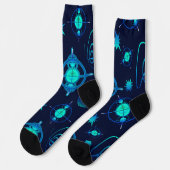 Connected Minds Pattern ソックス (左)