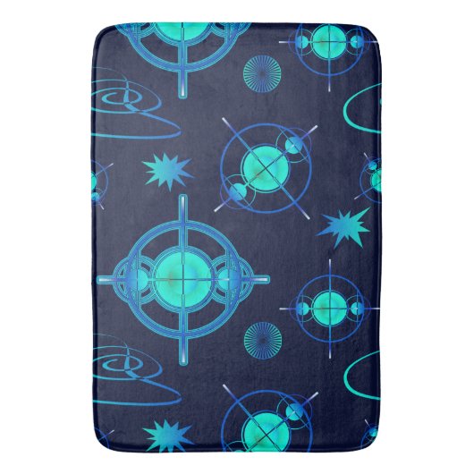 Connected Minds Pattern バスマット (正面縦)