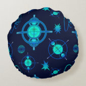 Connected Minds Pattern ラウンドクッション (裏面)