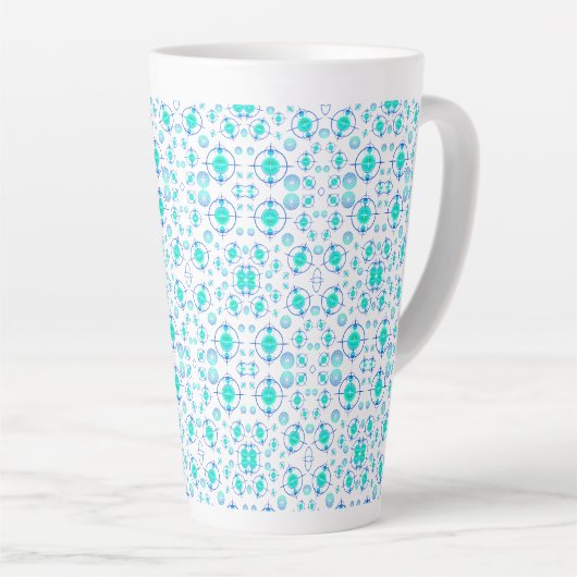 Connected Minds Pattern 2 カフェラテマグ (右アングル)