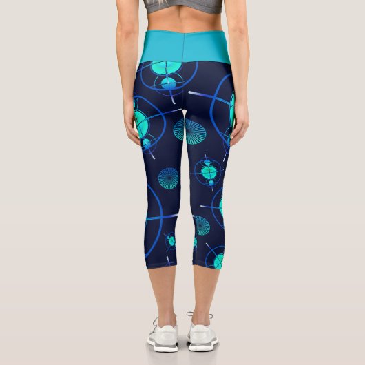 Connected Minds Pattern 2 カプリレギンス (裏面)