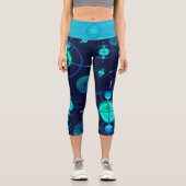 Connected Minds Pattern 2 カプリレギンス (正面)