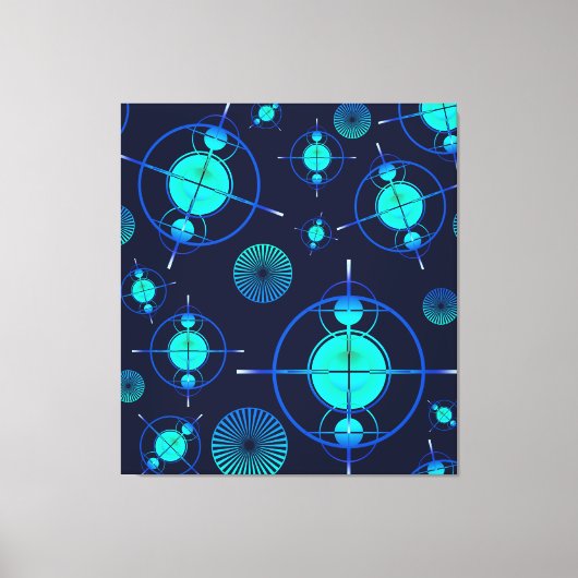 Connected Minds Pattern 2 キャンバスプリント (正面)