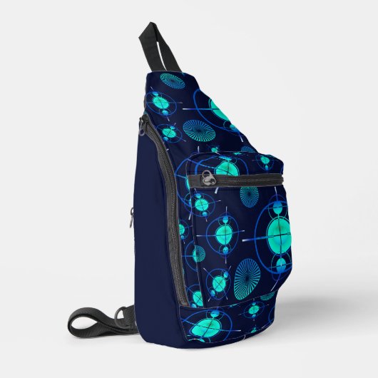 Connected Minds Pattern 2 スリングバッグ (左コーナー)
