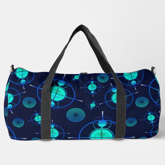 Connected Minds Pattern 2 ダッフルバッグ (正面)