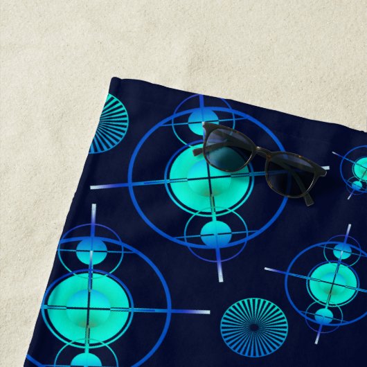 Connected Minds Pattern 2 ビーチタオル (インサイチュ)