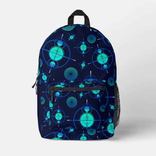 Connected Minds Pattern 2 プリントバックパック (正面)