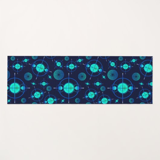 Connected Minds Pattern 2 ヨガマット (正面(横))