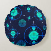 Connected Minds Pattern 2 ラウンドクッション (正面)