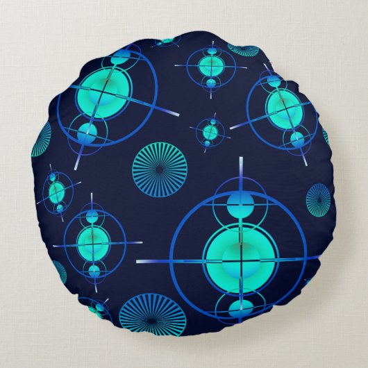 Connected Minds Pattern 2 ラウンドクッション (裏面)