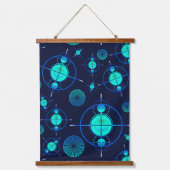Connected Minds Pattern 2 吊り下げ型タペストリー (正面)