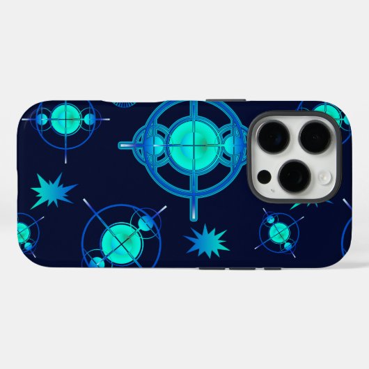 Connected Minds Pattern Case-Mate iPhoneケース (裏面 (横))