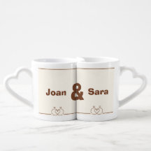 Connected Pair of Mugs – Romantic & Unique Design