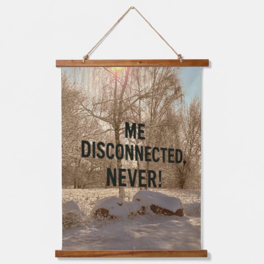 Connected to the Wild 吊り下げ型タペストリー (正面)