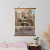 Connected to the Wild 吊り下げ型タペストリー (寝室)