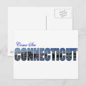 Connecticutを来参照 ポストカード (正面/裏面)