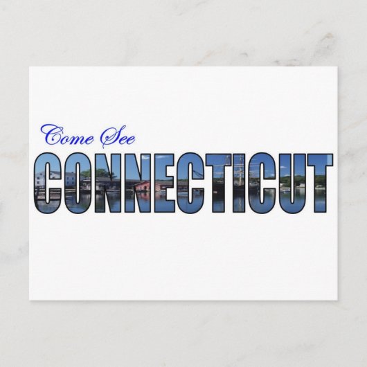 Connecticutを来参照 ポストカード (正面)