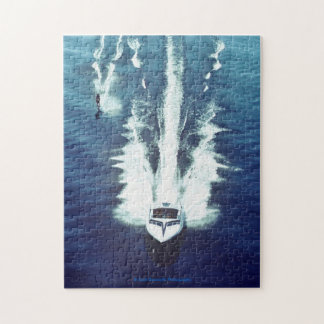 Connecticut川の水上スキー ジグソーパズル