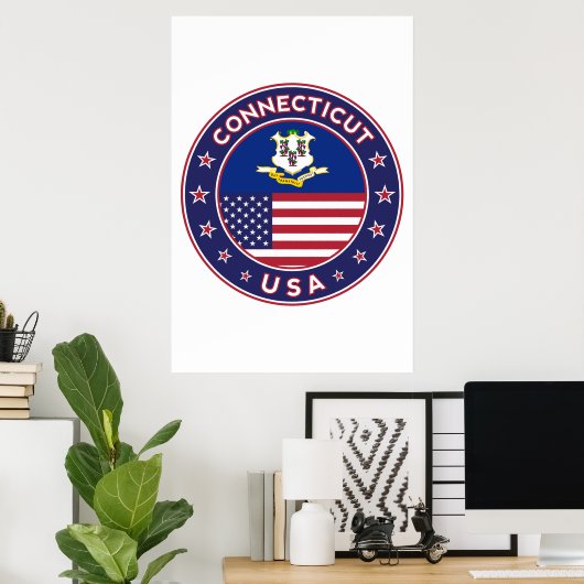 Connecticut ポスター (ホームオフィス)