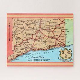 Connecticut Auto Map ジグソーパズル
