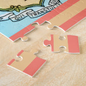 Connecticut Auto Map ジグソーパズル (側面)