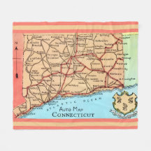 Connecticut Auto Map