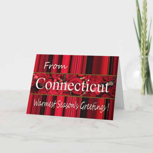 Connecticut Christmas Card、州固有 シーズンカード (正面)