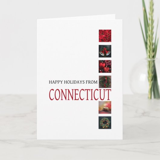 Connecticut Christmas Card、州固有 シーズンカード (正面)