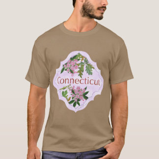 Connecticut Design Motif Illustration for Traveler Tシャツ