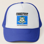 Connecticut flag and motto キャップ (正面)