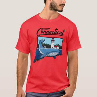 Connecticut Home Connecticut Whale Home Oversized Tシャツ