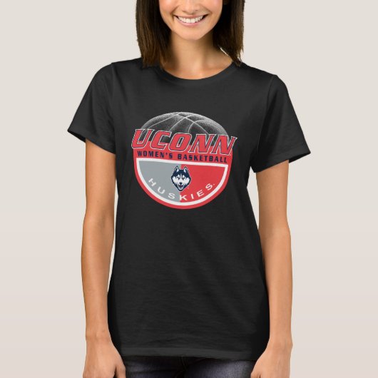 Connecticut Huskies Women s Basketball Dunk Navy Tシャツ (正面)
