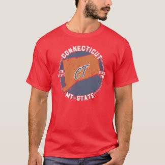 Connecticut My State Patriot State Tourist Gift Tシャツ