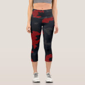 Connecticut Northern Husky Camo カプリレギンス (正面)