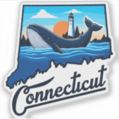 Connecticut Ocean シール (正面)