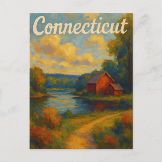 Connecticut Postcard ポストカード (正面)