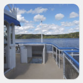 Connecticut River from Riverboat スクエアシール (正面)