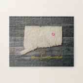 Connecticut State Puzzle – Rustic New England ジグソーパズル (横)