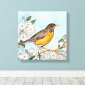 Connecticut Stretted Canvas Print キャンバスプリント (インサイチュ (ウッドフロア))