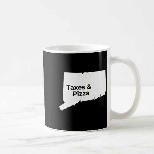 Connecticut Taxes &amp; Connecticut Zza  コーヒーマグカップ (右)