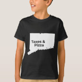 Connecticut Taxes &amp; Connecticut Zza  Tシャツ (正面)