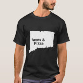 Connecticut Taxes & Connecticut Zza Tシャツ (正面)