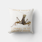 Connecticut Territory Insect The European Mantis クッション (正面)
