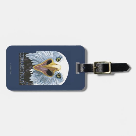 ConnecticutEagleの終わり ラゲッジタグ (正面横)