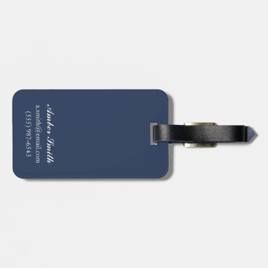 ConnecticutEagleの終わり ラゲッジタグ (裏面横)