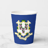 Connecticuter Flag & Seal, Connecticut 紙コップ (正面)