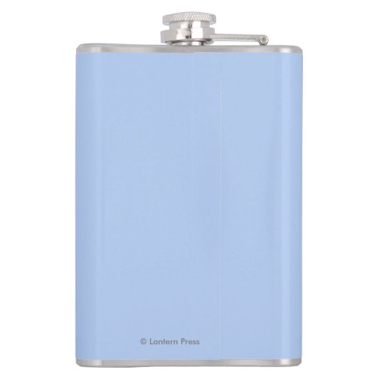 ConnecticutHowlingのオオカミ フラスク (裏面)